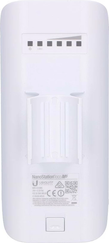 Pikë aksesi CPE, Ubiquiti NanoStation LocoM5(EU), 5 GHz, 13 dBi, 1x Fast Ethernet PoE, e bardhë