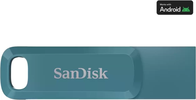 USB flash memorje SanDisk Ultra Dual Drive Go SDDDC3-064G-G46NBB 64GB USB-C/USB-A USB 3.2 Gen 1, kaltër