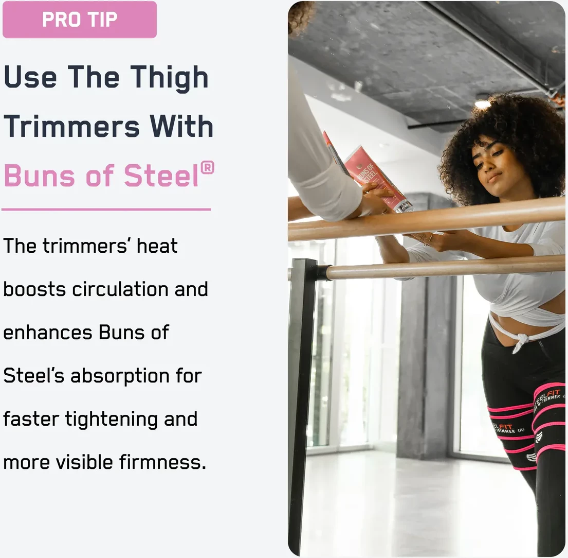 Rrip për djegie të yndyrës në kofshë - Adjustable Thigh Trimmers