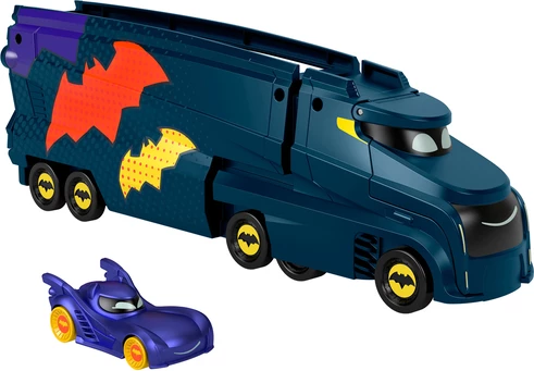 Fisher-Price DC Batwheels Bat-Big Rig Toy Car Hauler