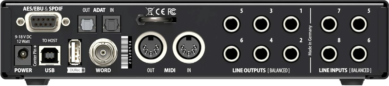 Interfejs audio RME Fireface UCX II, USB, argjendtë