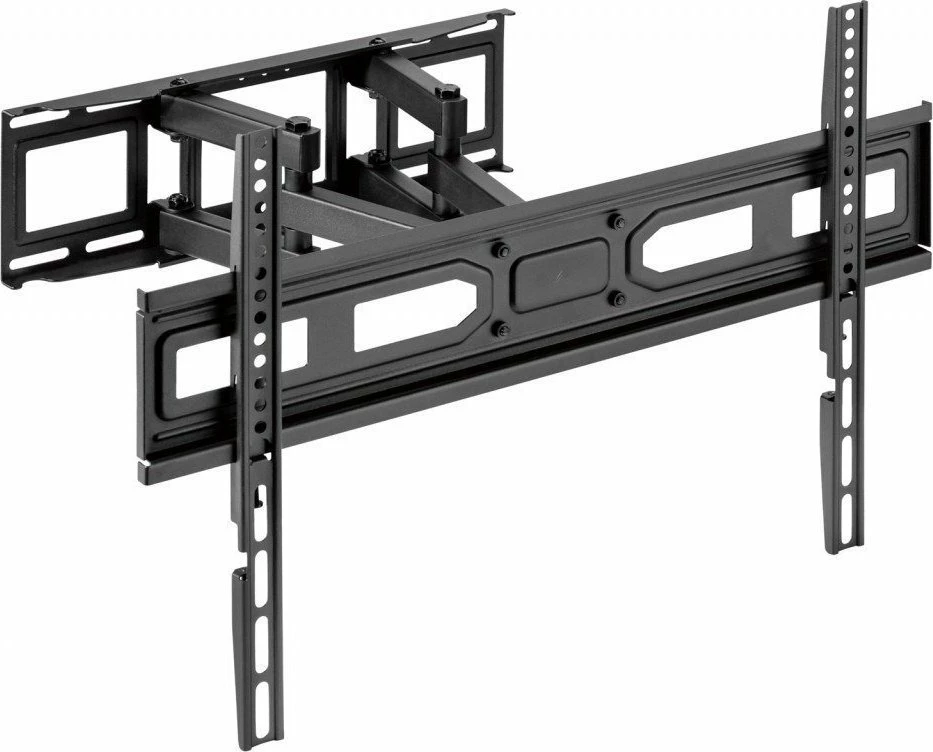 Mbajtëse muri për TV Art AR-90 37"-80", deri 40 kg, VESA deri 600x400, me krah, e zezë, set me vida montimi