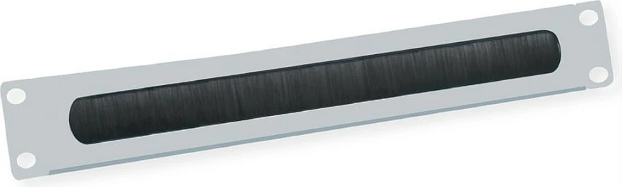 Kanal kabllosh VALUE 26.99.0314, 19", 2U, me furça, gri e çelët