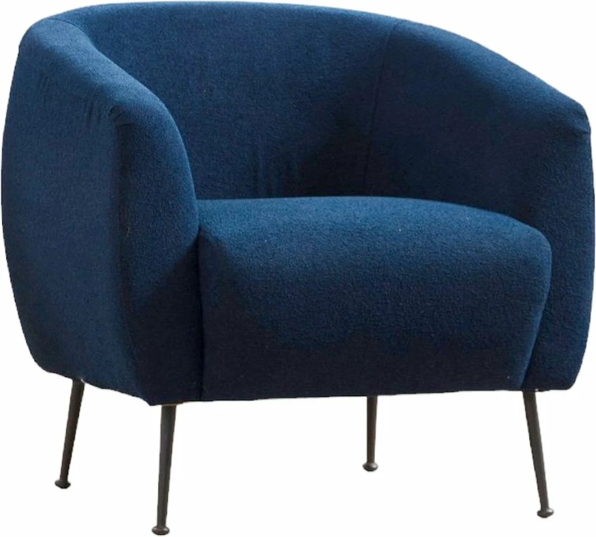 Karrige Wing Atelier del Sofa, ngjyrë e kaltër Eses