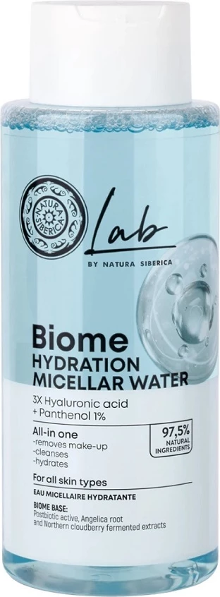 Ujë micelar për fytyrë Natura Siberica Lab Biome për femra, 400ml