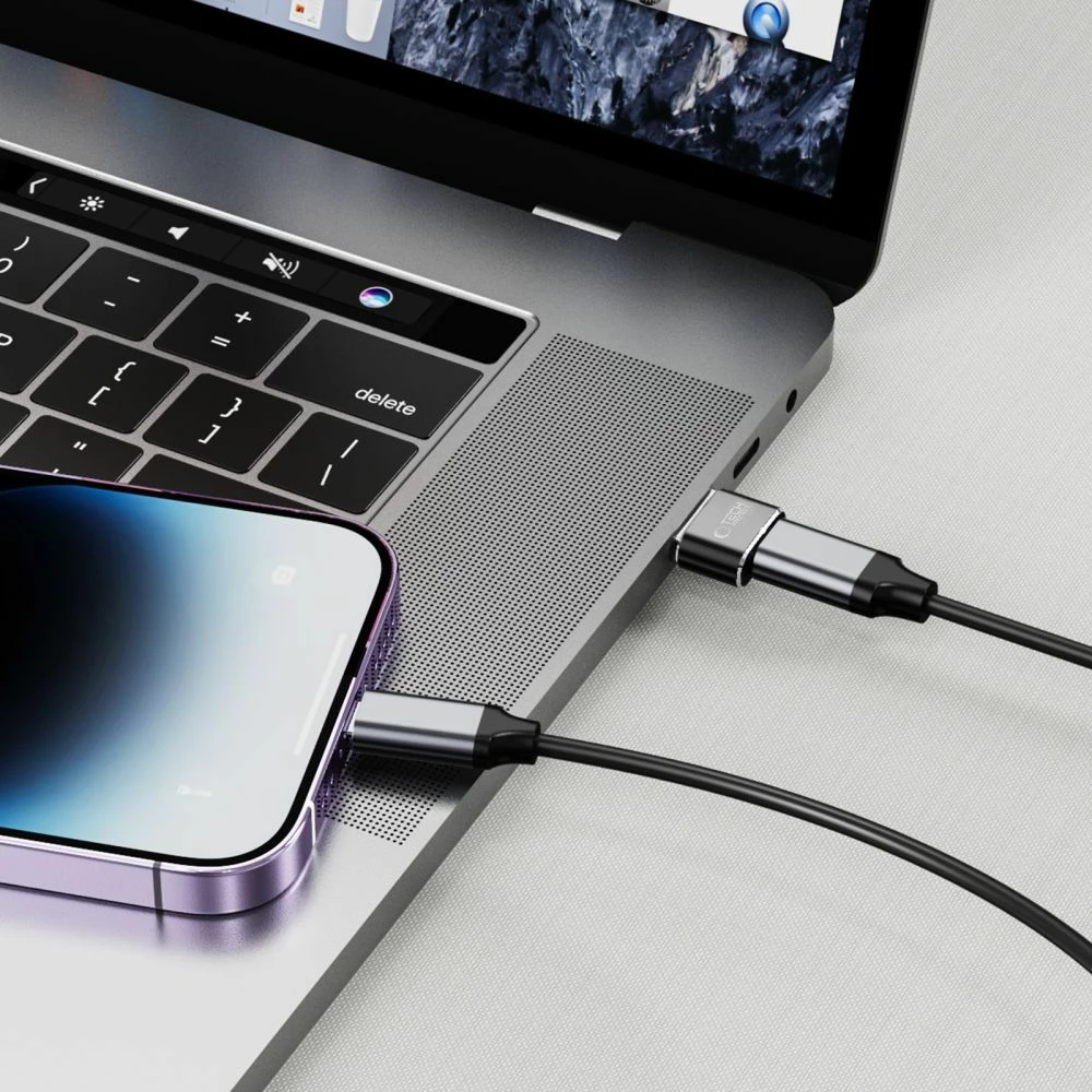 Adapter USB-A në USB-C Tech-Protect UltraBoost, i zi
