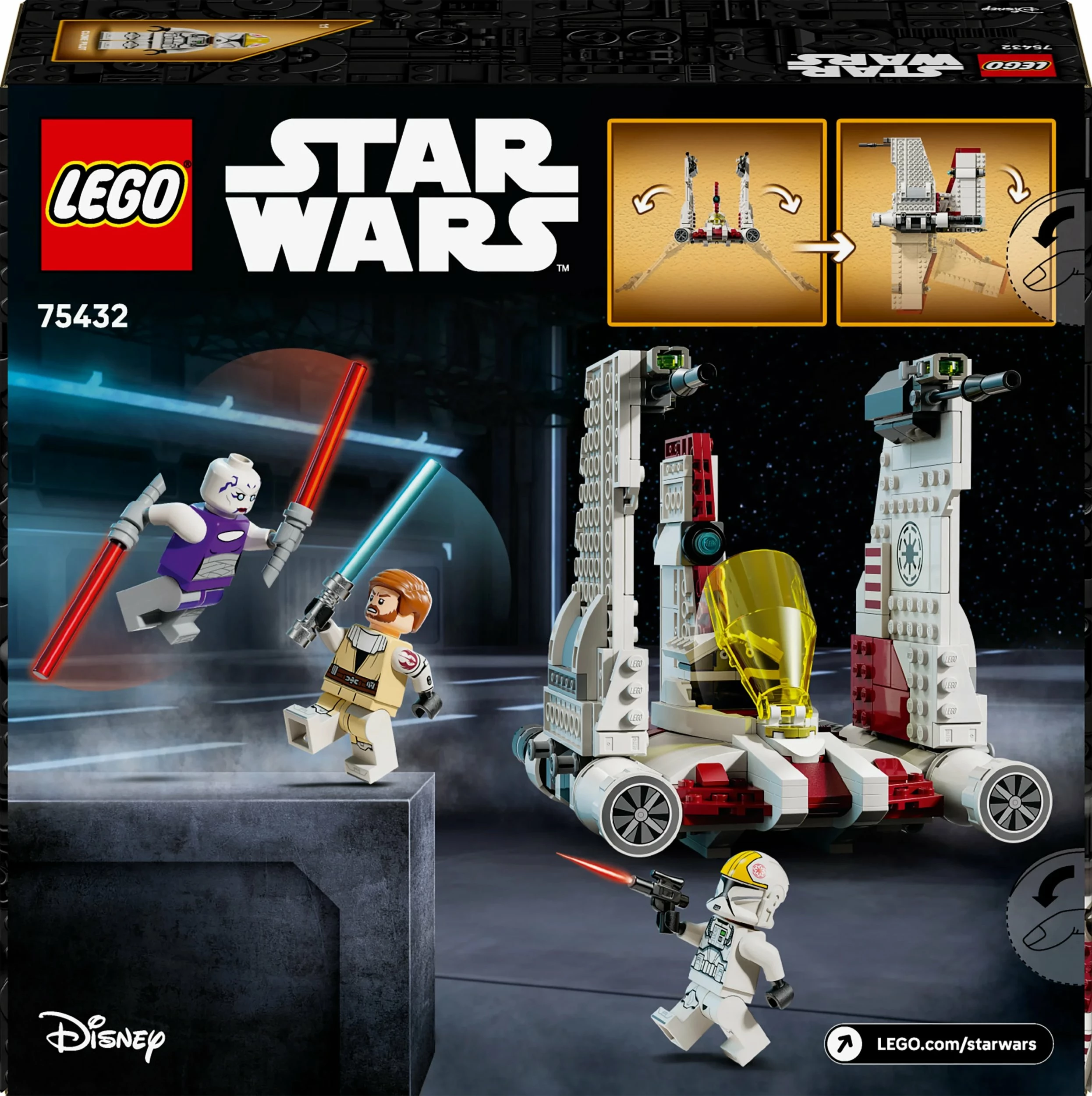 Set ndërtimi LEGO Star Wars V-19 Torrent Fighter 75432, 567 copë
