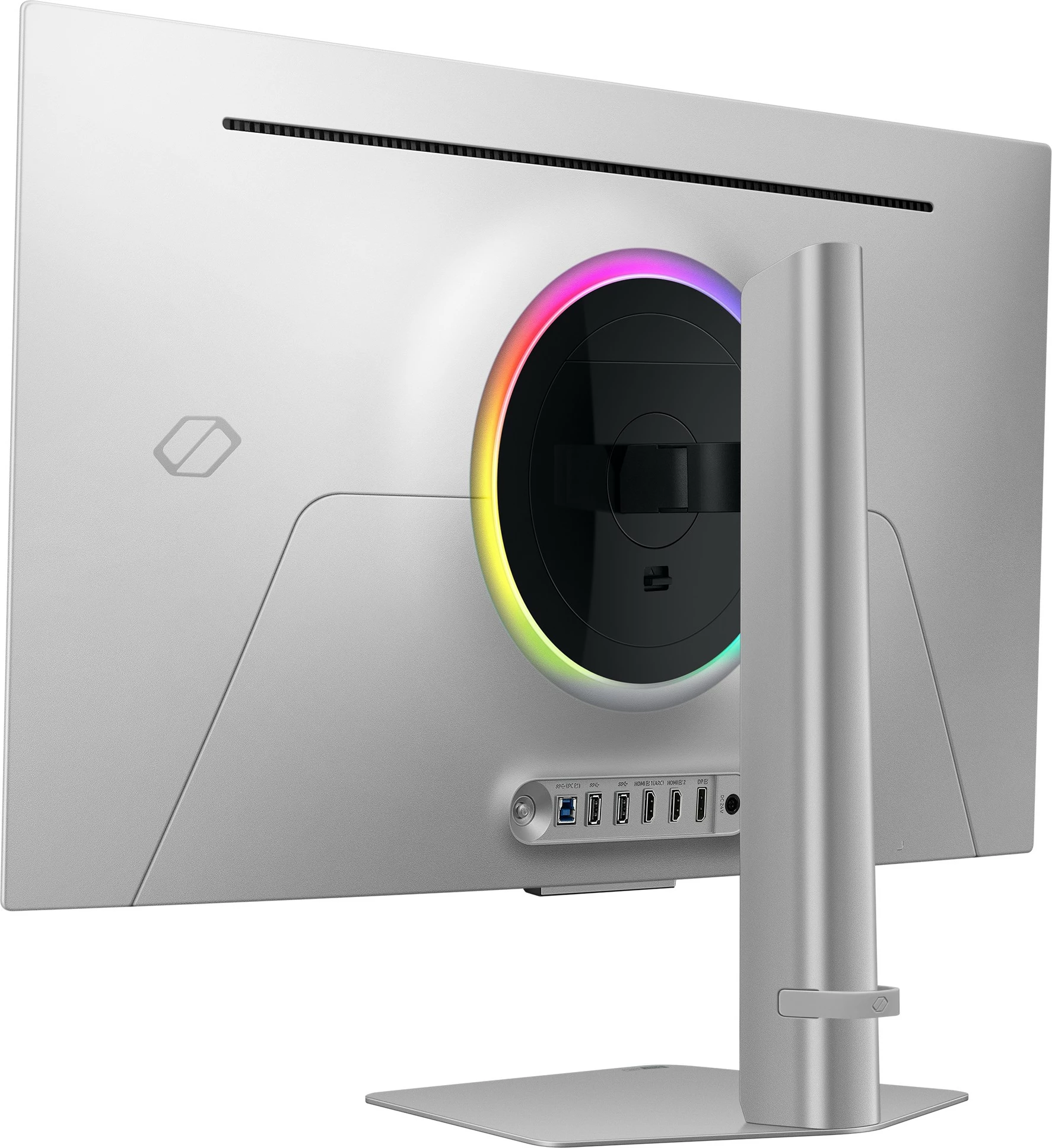 Monitor Samsung G80SD, 32", 4K Ultra HD, OLED, Silver