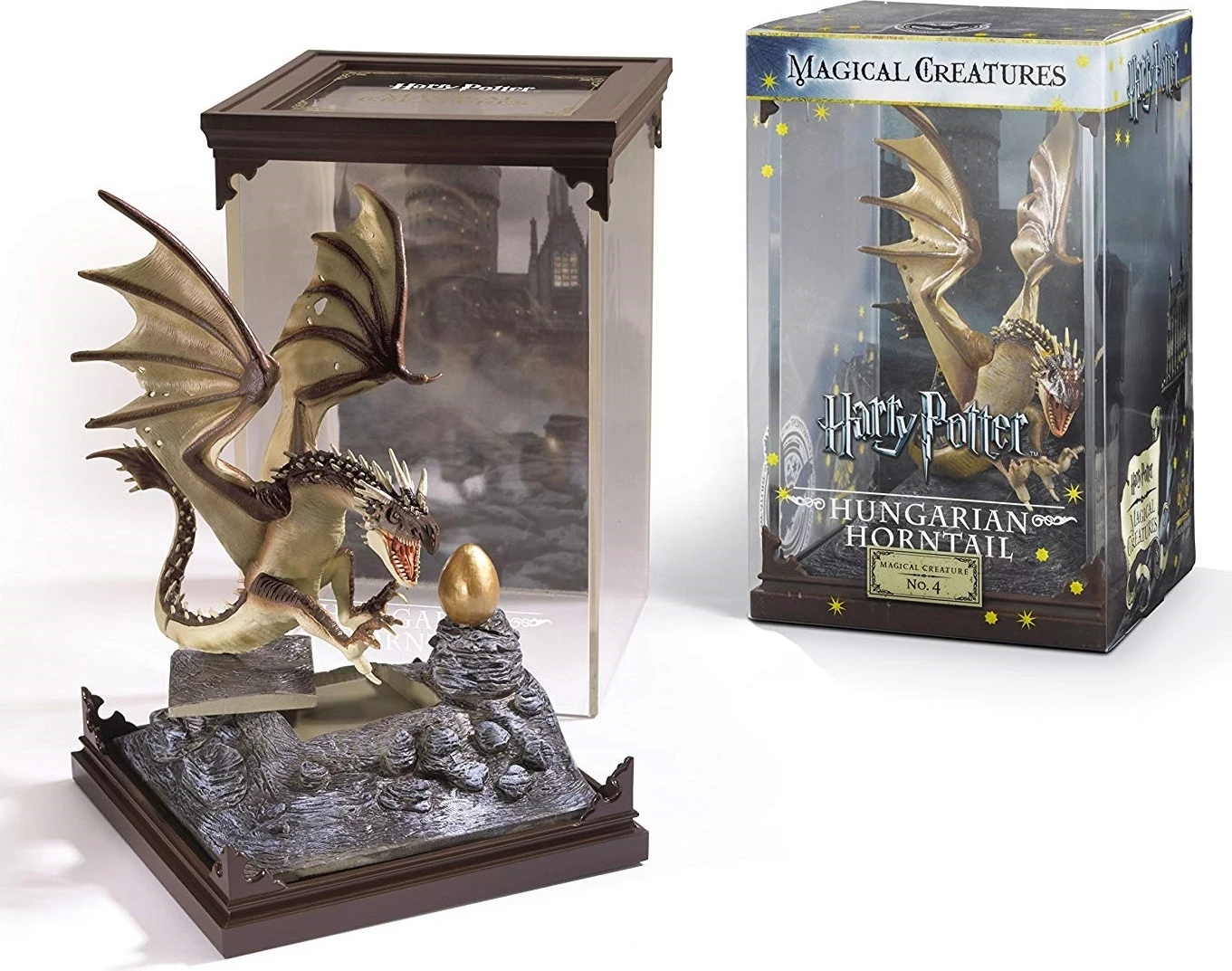 Figurinë koleksionuese NOBLE COLLECTION Harry Potter Hungarian Horntail 18.5 cm, e pikturuar me dorë, me kasë akrilike