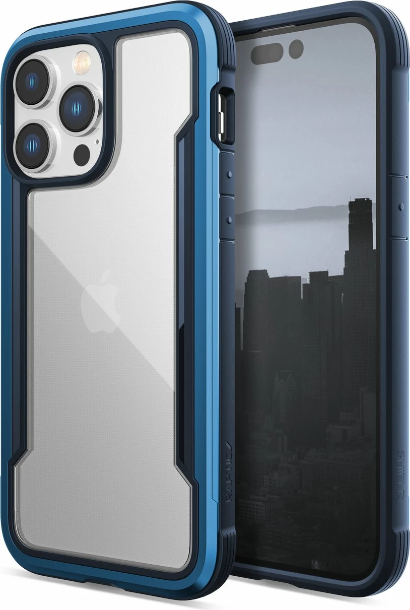 Mbështjellës Raptic X-Doria Shield për iPhone 14 Pro Max, MagSafe, Blu