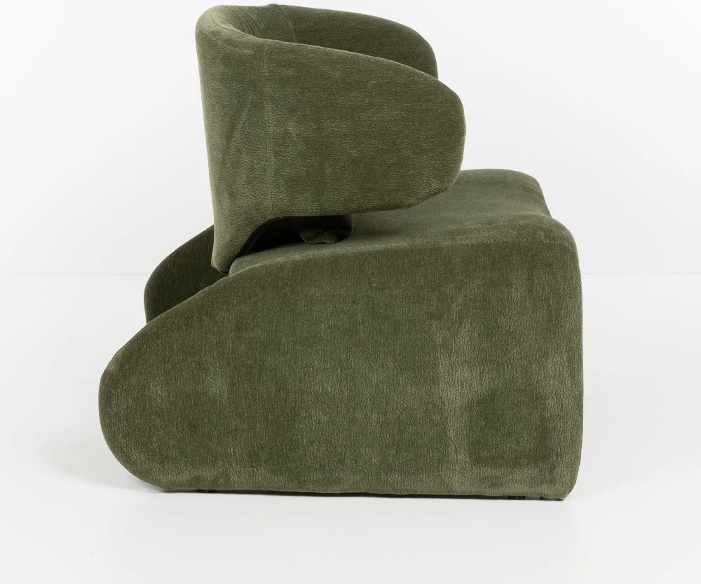 Fotel Enigma, ngjyrë ulliri, 73x78x44cm