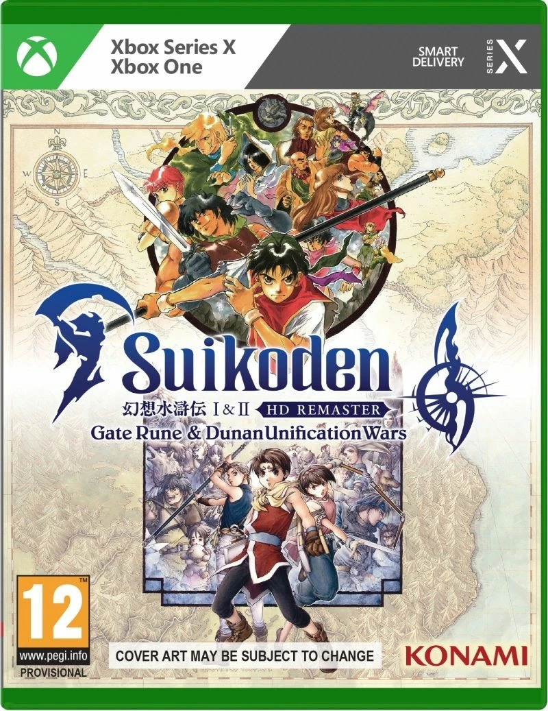 Lojë Konami Suikoden I&II HD Remaster: Gate Rune & Dunan Unification Wars, për Xbox Series X & Xbox One, Day 1 Edition