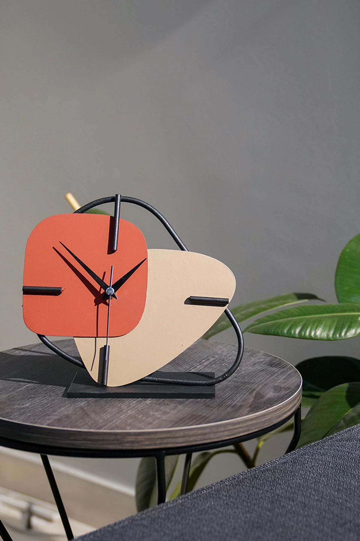 Orë dekorative Aberto Design, MYK2116-3, ngjyrë e kuqe tjegulle dhe kafe