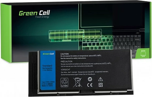 Bateri laptopi Green Cell për Dell Precision M4600/M6700, 4400mAh 11.1V, e zezë