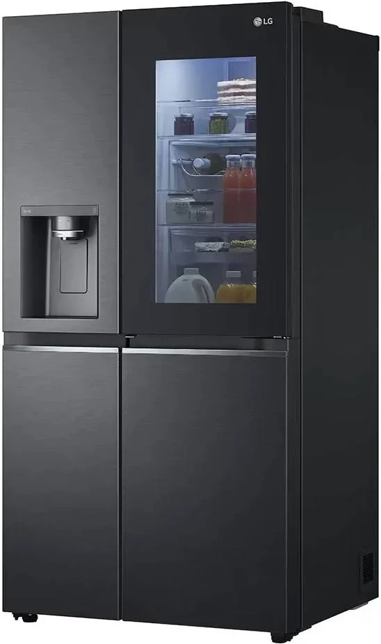 Frigorifer Side-by-Side, LG, GSXV90MCDE (E), 625 L, 179 x 91.3 cm, InstaView, Craft Ice, WiFi, i zi