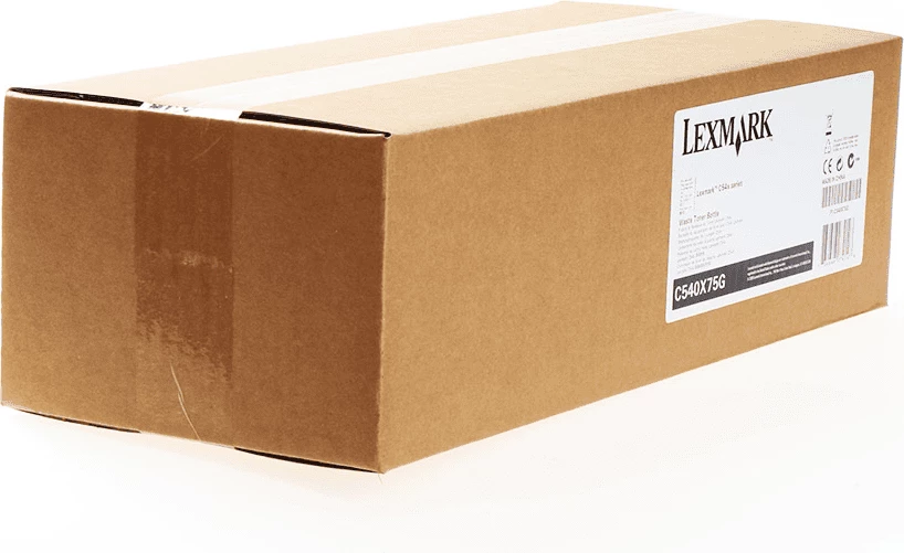 Kuti mbeturinash toner, Lexmark C540X75G, rendiment 18000 faqe, pa ngjyrë