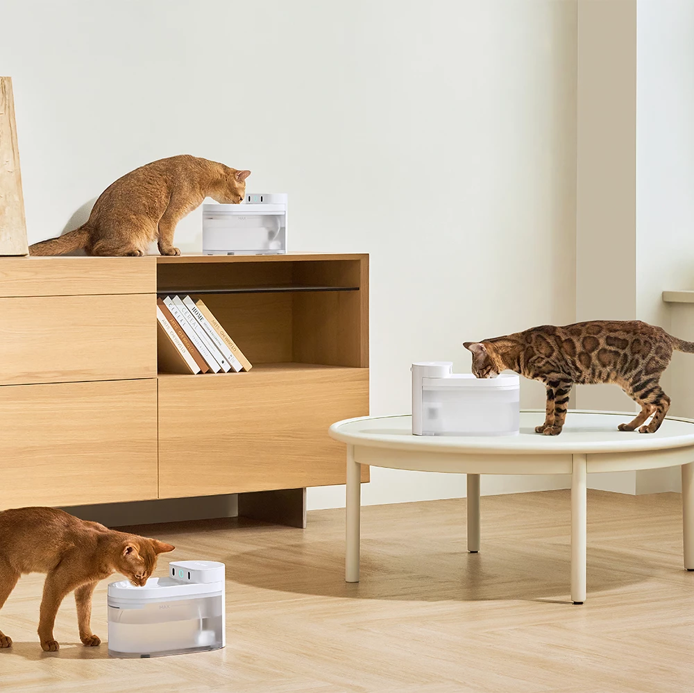 Fontanë uji smart Catlink Pure 3 WiFi, 2.3 L, bateri 5000 mAh, e bardhë