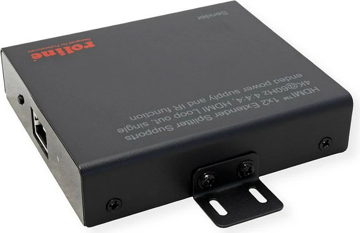 Zgjatues dhe ndarës HDMI ROLINE 1x2, Cat6A, 70m, 4K@60Hz