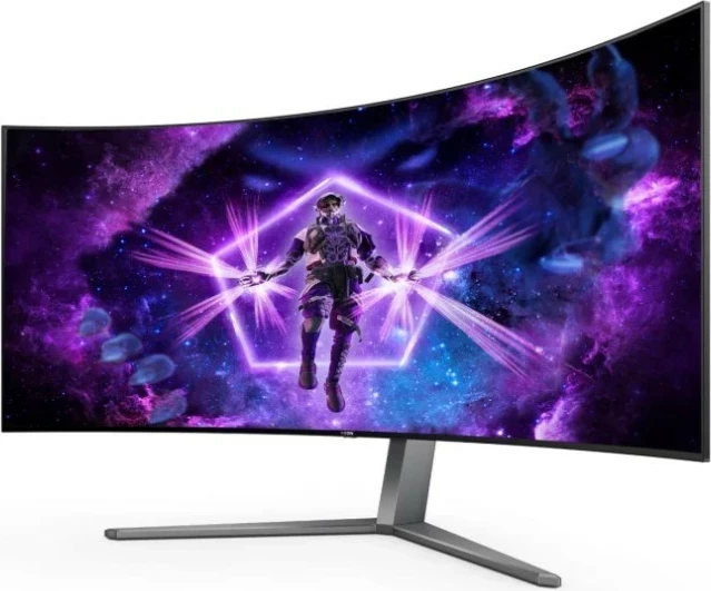 Monitor gaming AOC AGON PRO OLED AG456UCZD 44.5 inç, OLED, UWQHD, 240Hz, HDR, zi