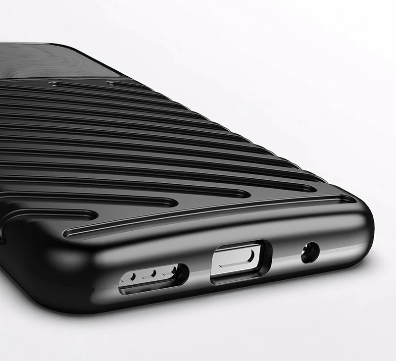 Mbështjellës Hurtel Thunder Case për Xiaomi Redmi Note 10 5G / Poco M3 Pro, i zi