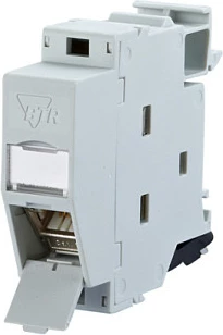 Modul rrjeti METZ CONNECT REGplus IP20 C6A 270 M, RJ-45, Cat6a, Gri