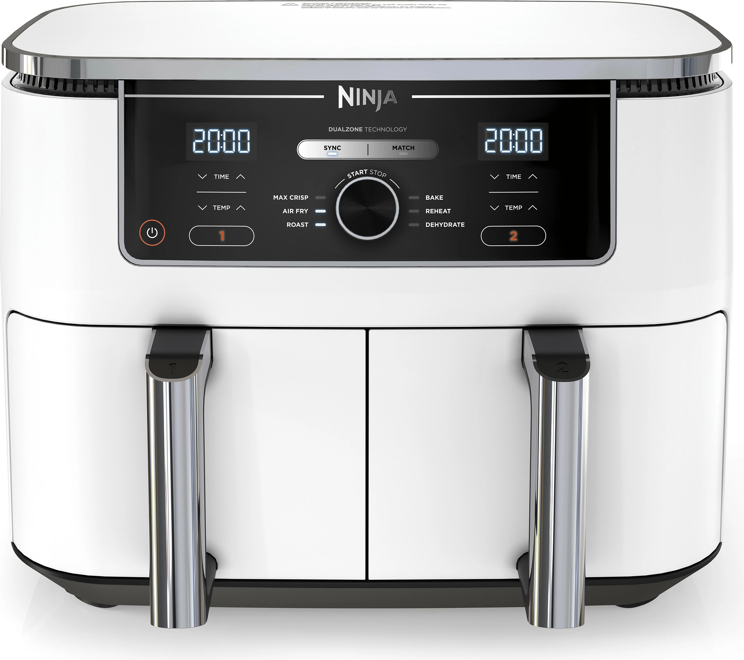 Furrë me ajër Ninja Foodi MAX AF400EU, 9.5L, dy zona, e bardhë