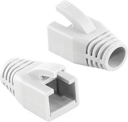 Boot mbrojtës për konektor RJ45 LogiLink, 8 mm, 50 copë, i bardhë