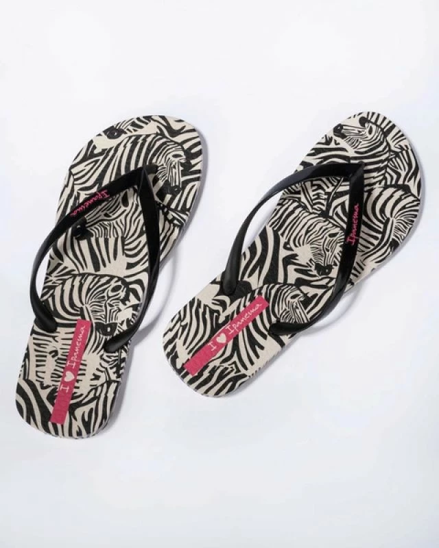 Flip-flop për femra Ipanema, të bardha e të zeza