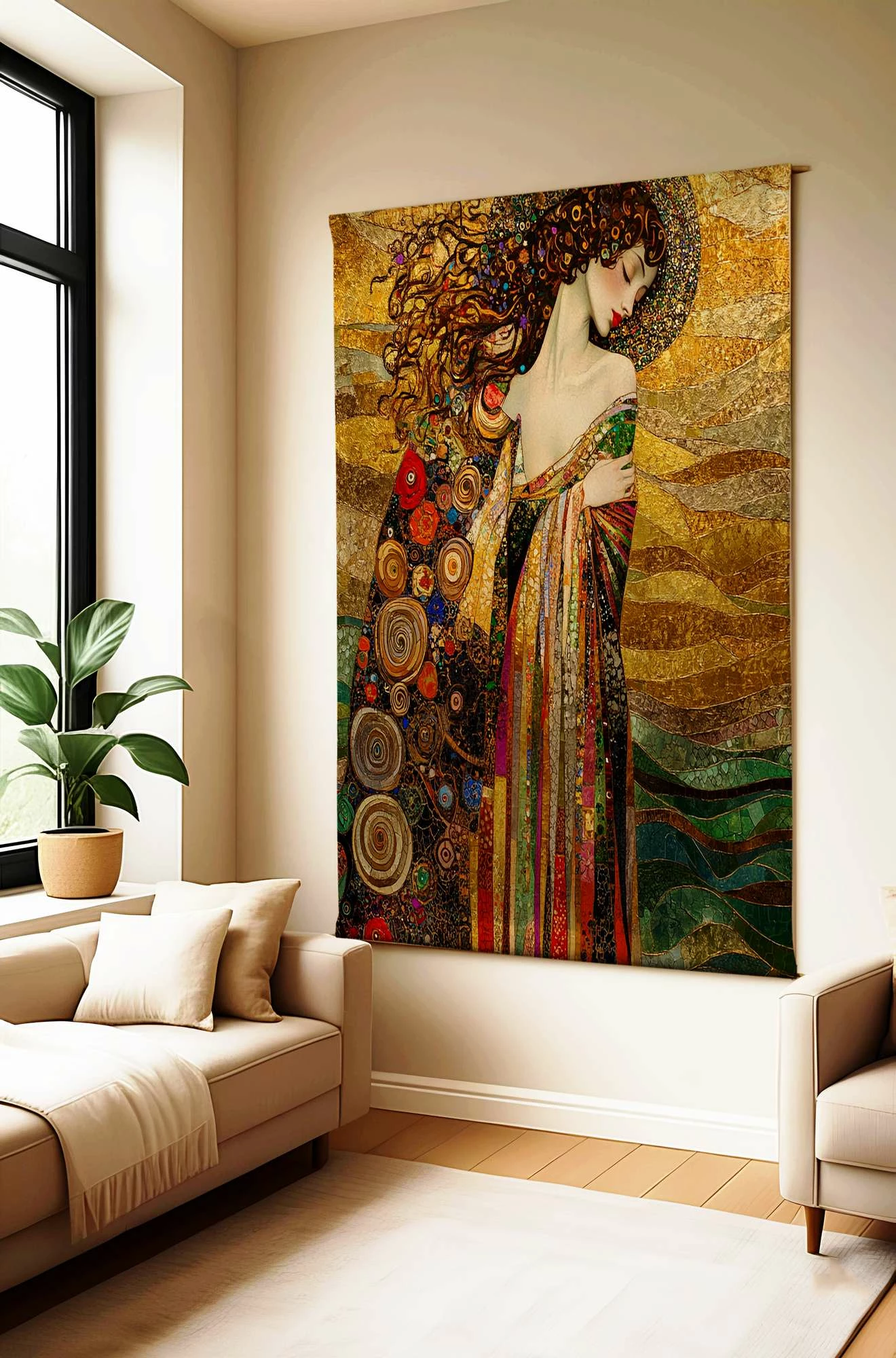Pikturë dekorative poliestër, Wallity Polybaby 36, 145x200cm