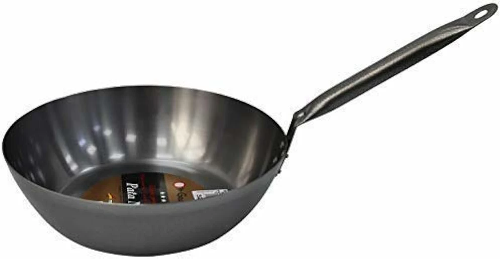 Tigan i thellë për skuqje Garcima 24cm thellësi 7cm çelik i lustruar, argjendtë