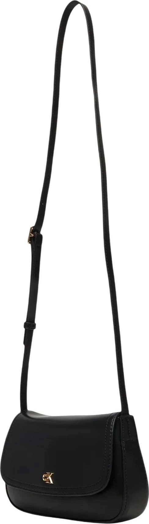 Çantë crossbody Calvin Klein CK Flap Camera LV04F3421G për femra, e zezë