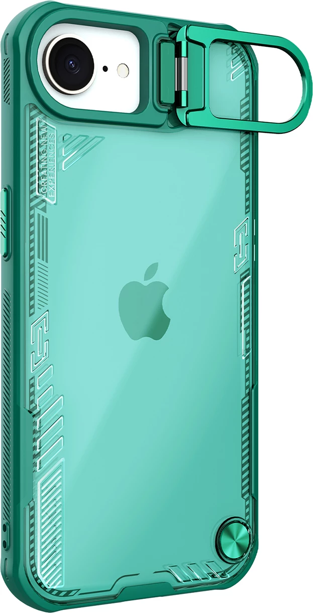 Mbështjellës Nillkin Iceblade Prop me qëndrim, për iPhone 16e, Gjelbër