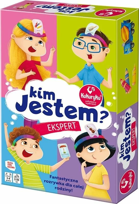 Lojë tavoline logjike Promatek Kukuryku Who Am I? Expert, 2-8 lojtarë, 4+ vjeç, Polonisht