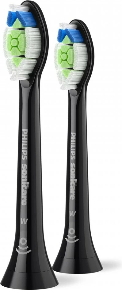 Koka furçe elektrike për dhëmbë Philips Sonicare Optimal White HX6062/88, set 2 copë, e zezë
