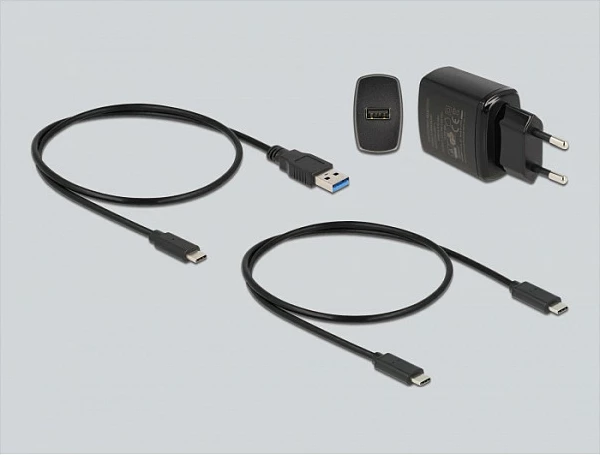 Docking station DeLOCK për 2x M.2 SSD (NVMe + SATA) me lexues SD Express dhe klonim, argjendtë