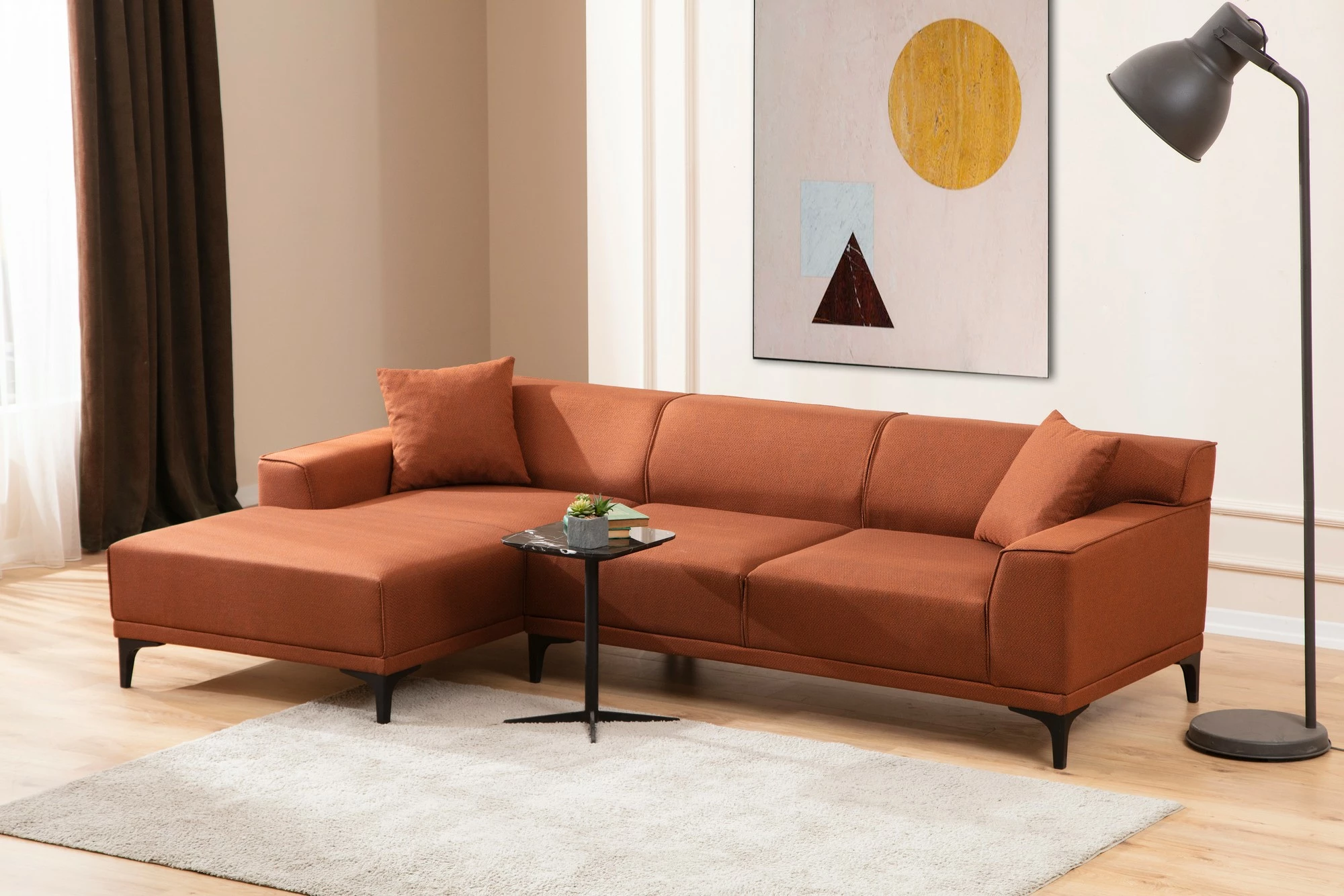 Këndare Petra L, portokalli, Atelier del Sofa - 3