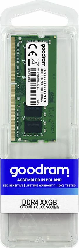 RAM Memorje GoodRam GR3200S464L22S/16G DDR4 SODIMM 16 GB 3200 MHz CL22 (1 modul)