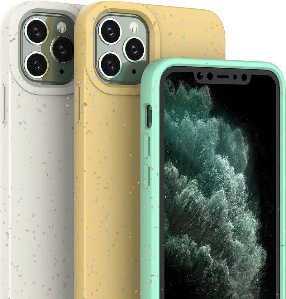 Mbështjellës Hurtel Eco Case për iPhone 11 Pro Max, silikon, mente