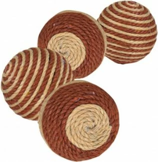 Top lojë për mace Trixie Play Ball Ø 4 cm, ngjyrë e rastësishme (kafe/bezh)