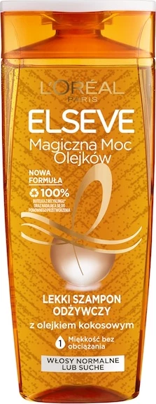 Shampon për femra L'Oreal Paris Elseve Magic Power of Oils me vaj kokosi, 400ml
