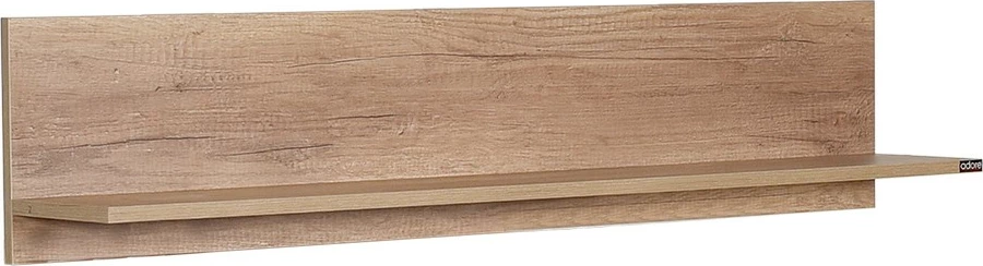 Raf muri Hanah Home, Raf-11-Tt-1, ngjyrë arr e çelët, 120x25x20cm