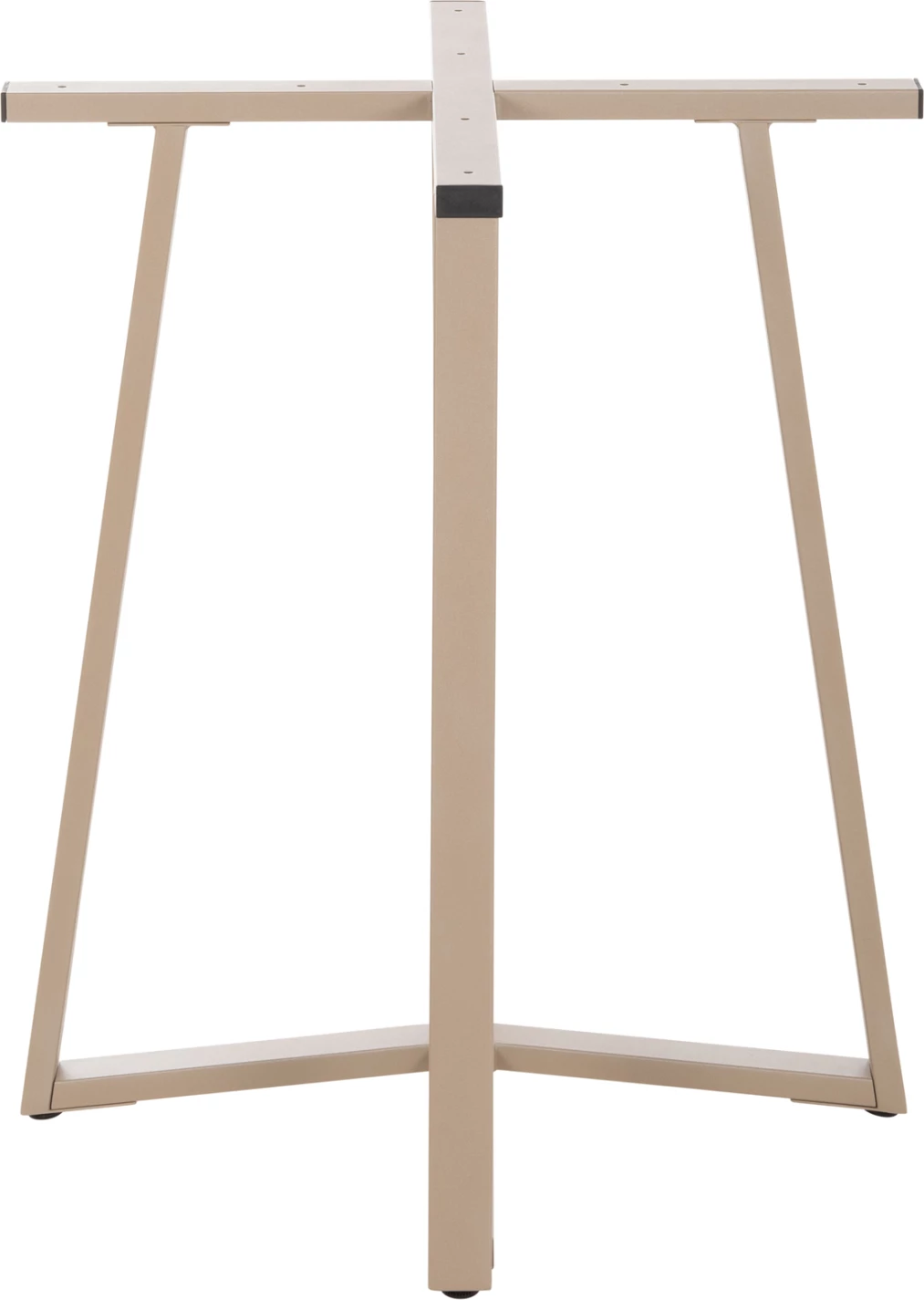 Këmbë tavoline metalike, ngjyrë kapuçino, FH470.25, 60x60x72cm