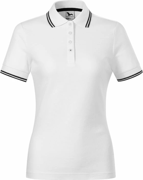 Maicë polo Malfini për femra, e bardhë