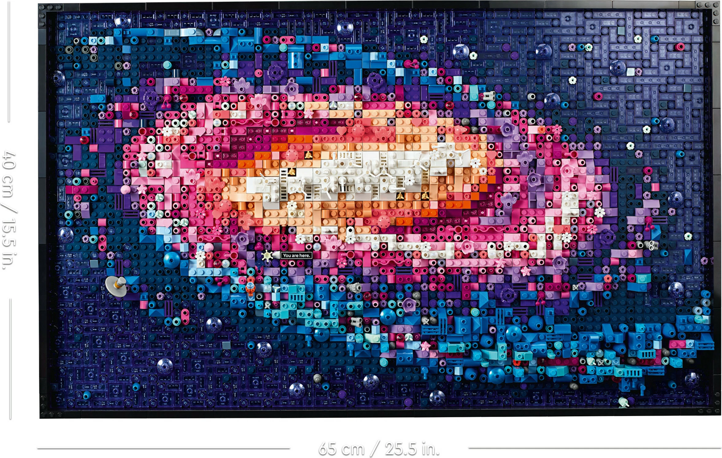 Set LEGO Galaxie Milky Way 31212, 3091 pjesë, mozaik dekorativ
