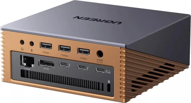Stacion dokimi Thunderbolt 5 UGREEN Revodok Maxidok 85590F 17-në-1, 8K@60Hz, 240 W, M.2 NVMe, gri