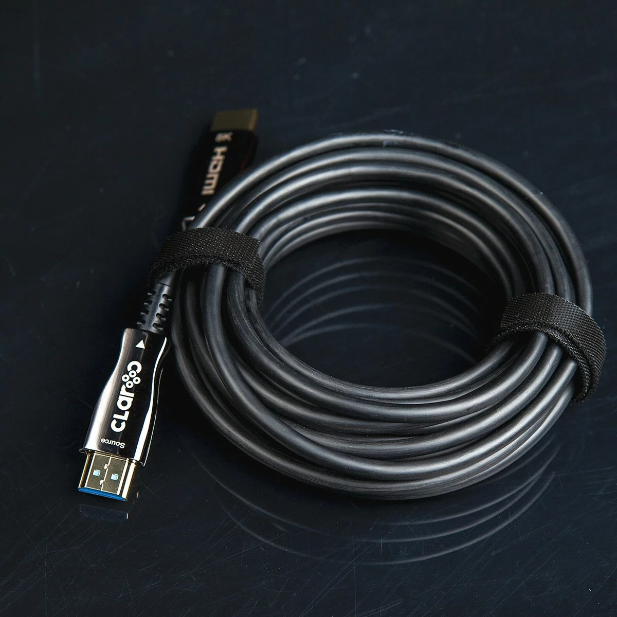 Kabëll HDMI Claroc 2.1 AOC 8K 120Hz 50 m, i zi