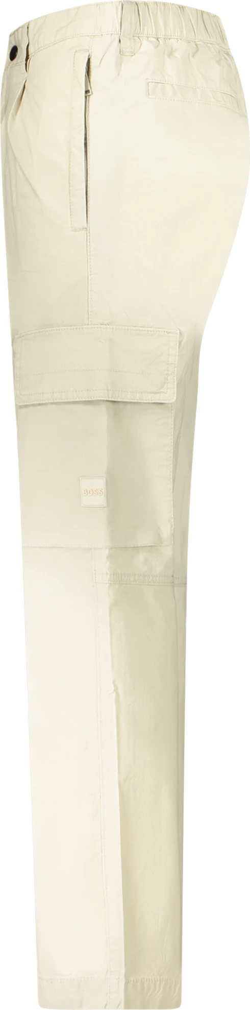 Pantallona BOSS tapered fit meshkuj, bezhë [Madhësia: W29 L32]