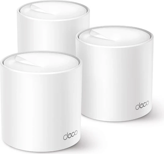 Sistemi i Wi-Fi 6 për tërë shtëpinë TP-Link AX3000, Pako me 3 copë