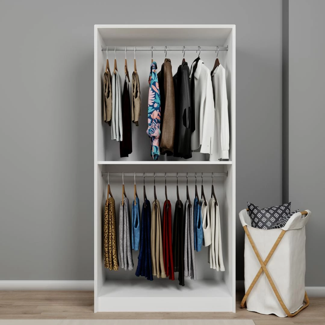 Dollap rrobash Skye Decor, i bardhë, Lucas 1600-85