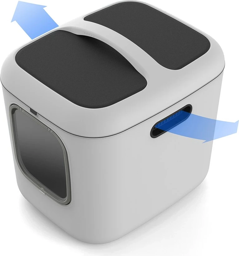 Kuti për mbeturina mace Rotho Biala XL, e bardhë